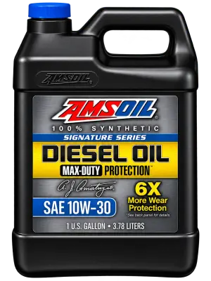 AMSOIL SIGNATURE SERIES 10W-30 100% SYNTHETIC MAX-DUTY DIESEL OIL