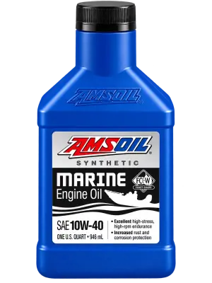 AMSOIL 10W-40 100% SYNTHETIC MARINE ENGINE OIL