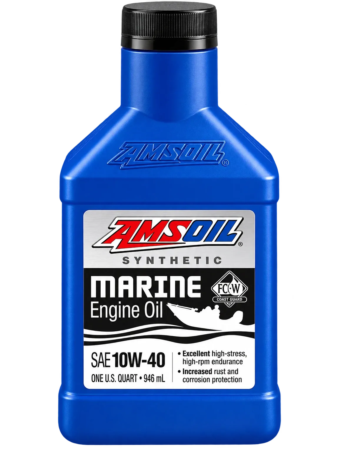 AMSOIL 10W-40 100% SYNTHETIC MARINE ENGINE OIL