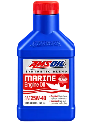 AMSOIL 25W-40 SYNTHETIC-BLEND MARINE ENGINE OIL