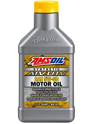 AMSOIL 5W-50 100% Synthetic ATV/UTV Motor Oil