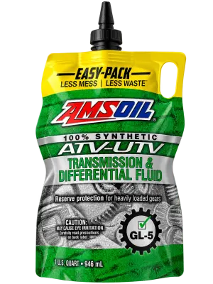 AMSOIL 100% SYNTHETIC ATV/UTV TRANSMISSION & DIFFERENTIAL FLUID