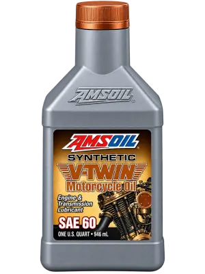 AMSOIL SAE 60 100% SYNTHETIC V-TWIN MOTORCYCLE OIL