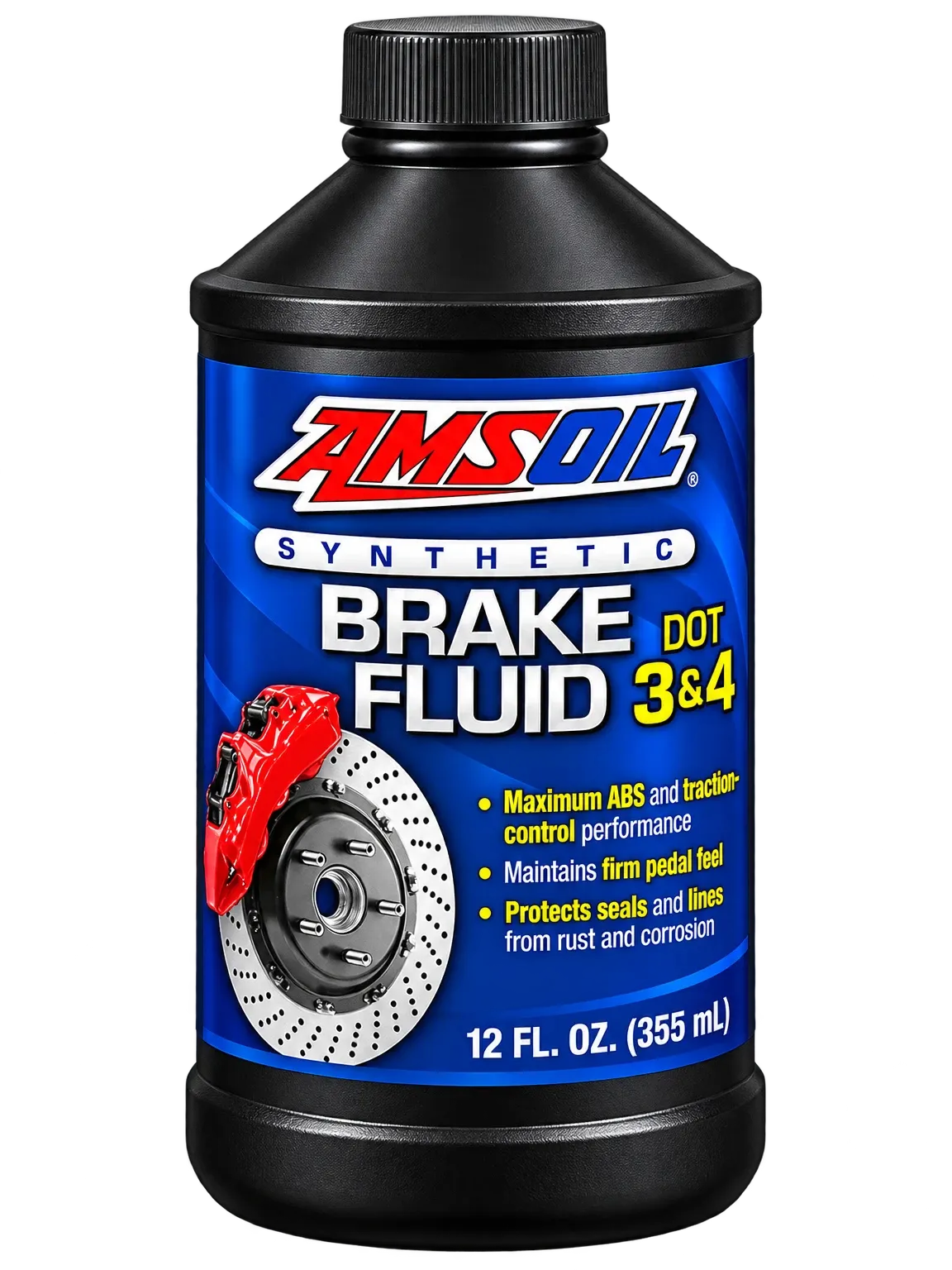 AMSOIL DOT 3 AND DOT 4 100% SYNTHETIC BRAKE FLUID