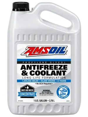 Augstas kvalitātes AMSOIL antifrīzs un dzesētājs automašīnām, ilgstoša aizsardzība.