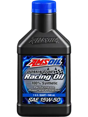 AMSOIL DOMINATOR® 15W-50 100% SYNTHETIC RACING OIL
