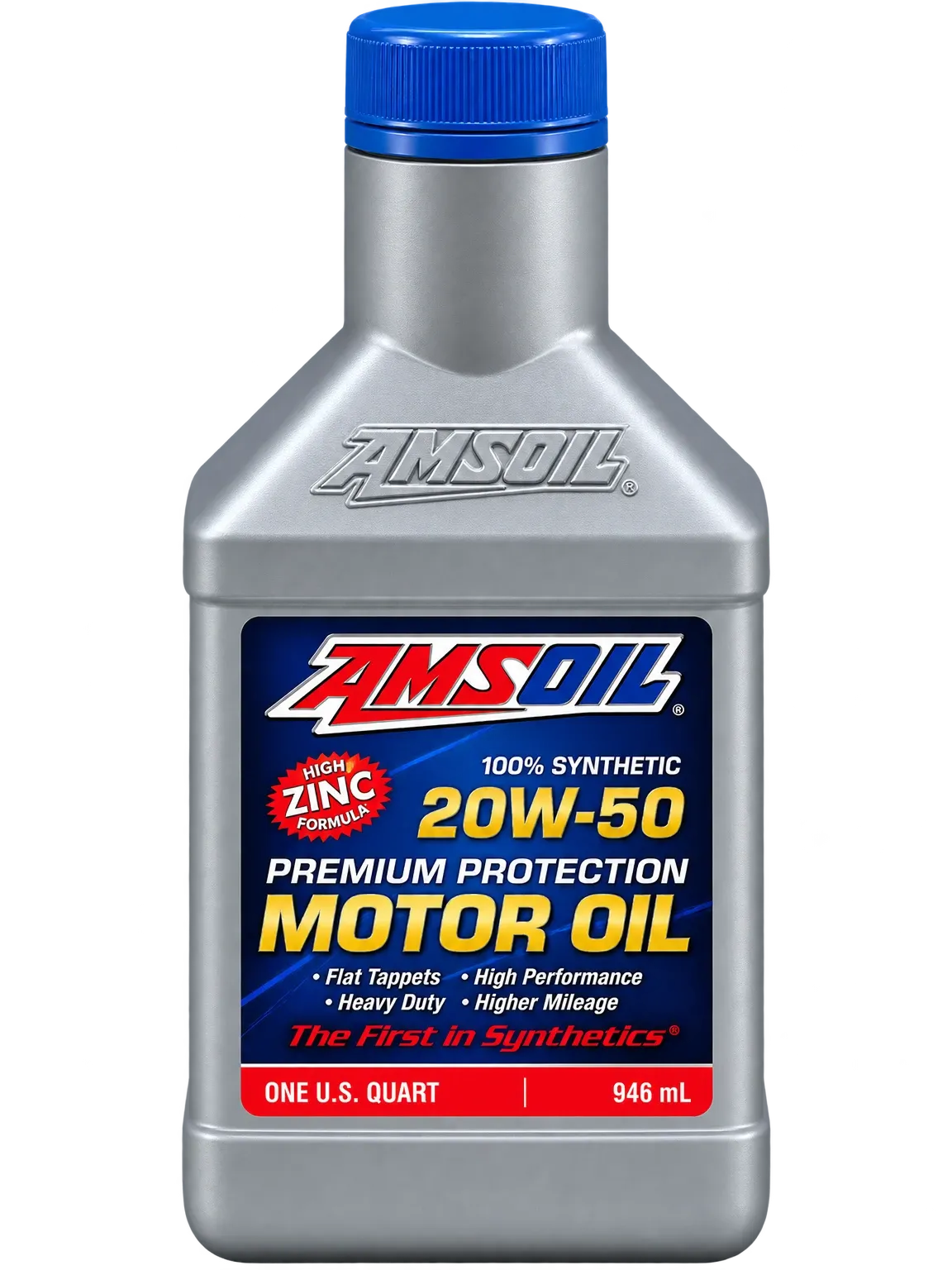 AMSOIL PREMIUM PROTECTION 20W-50 100% SYNTHETIC MOTOR OIL