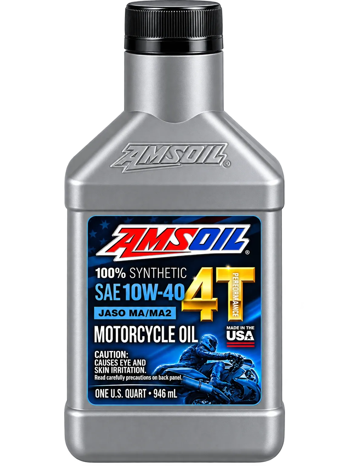 AMSOIL 100% SYNTHETIC 4T PERFORMANCE MOTORCYCLE OIL 10W-40