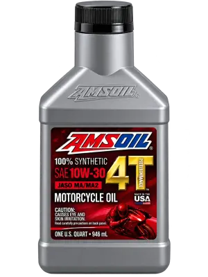 AMSOIL 100% SYNTHETIC 4T PERFORMANCE MOTORCYCLE OIL 10W-30