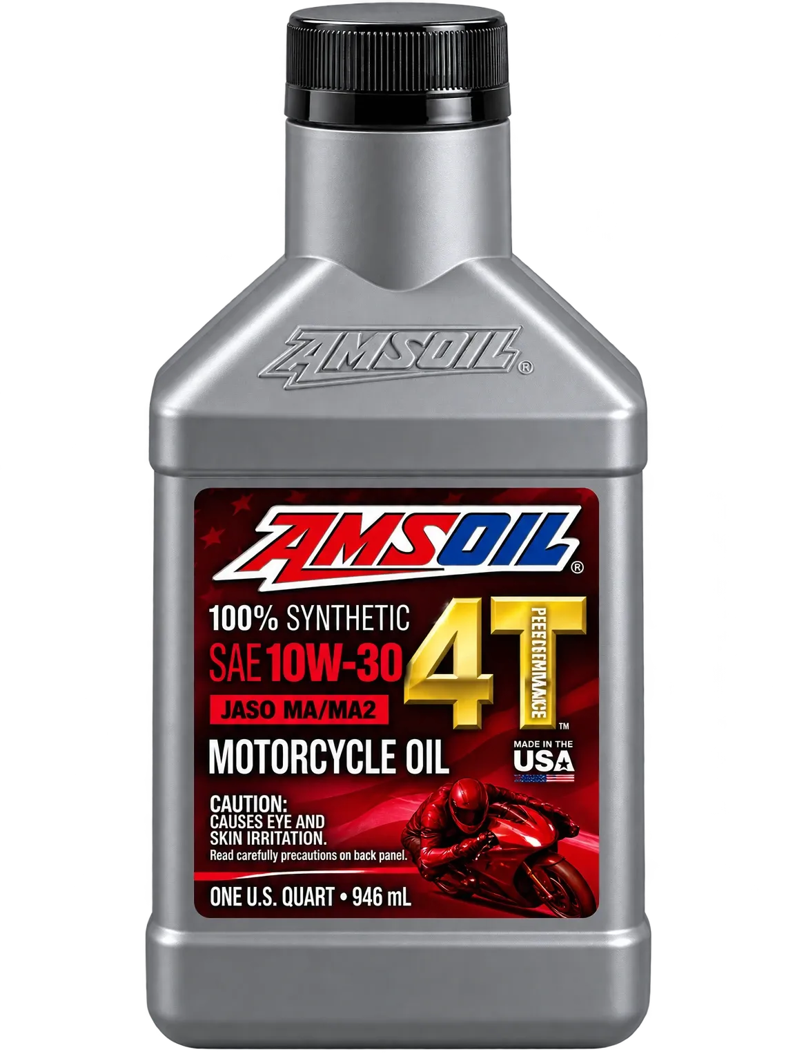 AMSOIL 100% SYNTHETIC 4T PERFORMANCE MOTORCYCLE OIL 10W-30