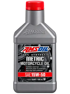 AMSOIL 15W-50 100% SYNTHETIC METRIC MOTORCYCLE OIL