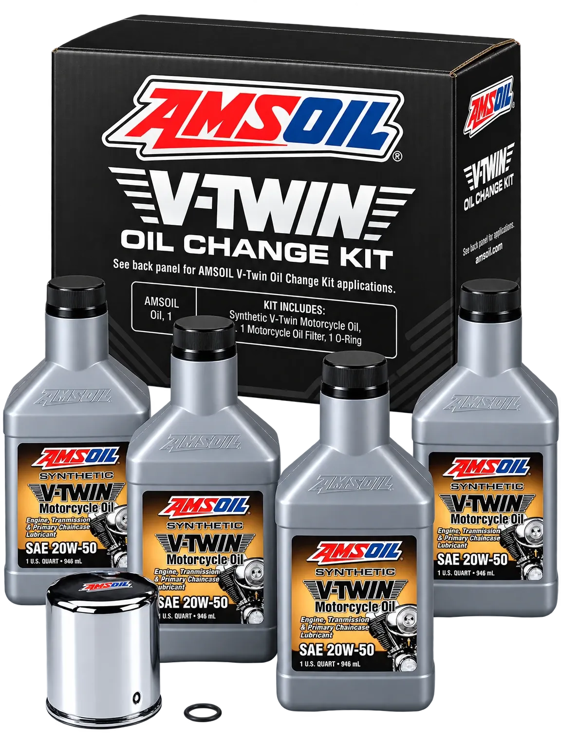 AMSOIL V-TWIN OIL CHANGE KIT