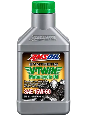 AMSOIL 15W-60 100% SYNTHETIC V-TWIN MOTORCYCLE OIL