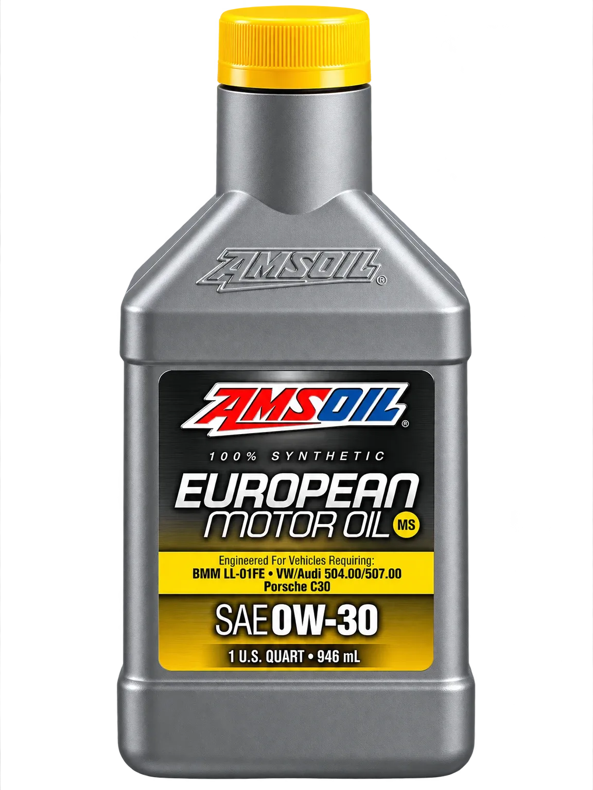 AMSOIL 0W-30 MS 100% Synthetic European Motor Oil · 946 мл AMSOIL 0W-30 MS 100% Synthetic European Motor Oil · 946 мл