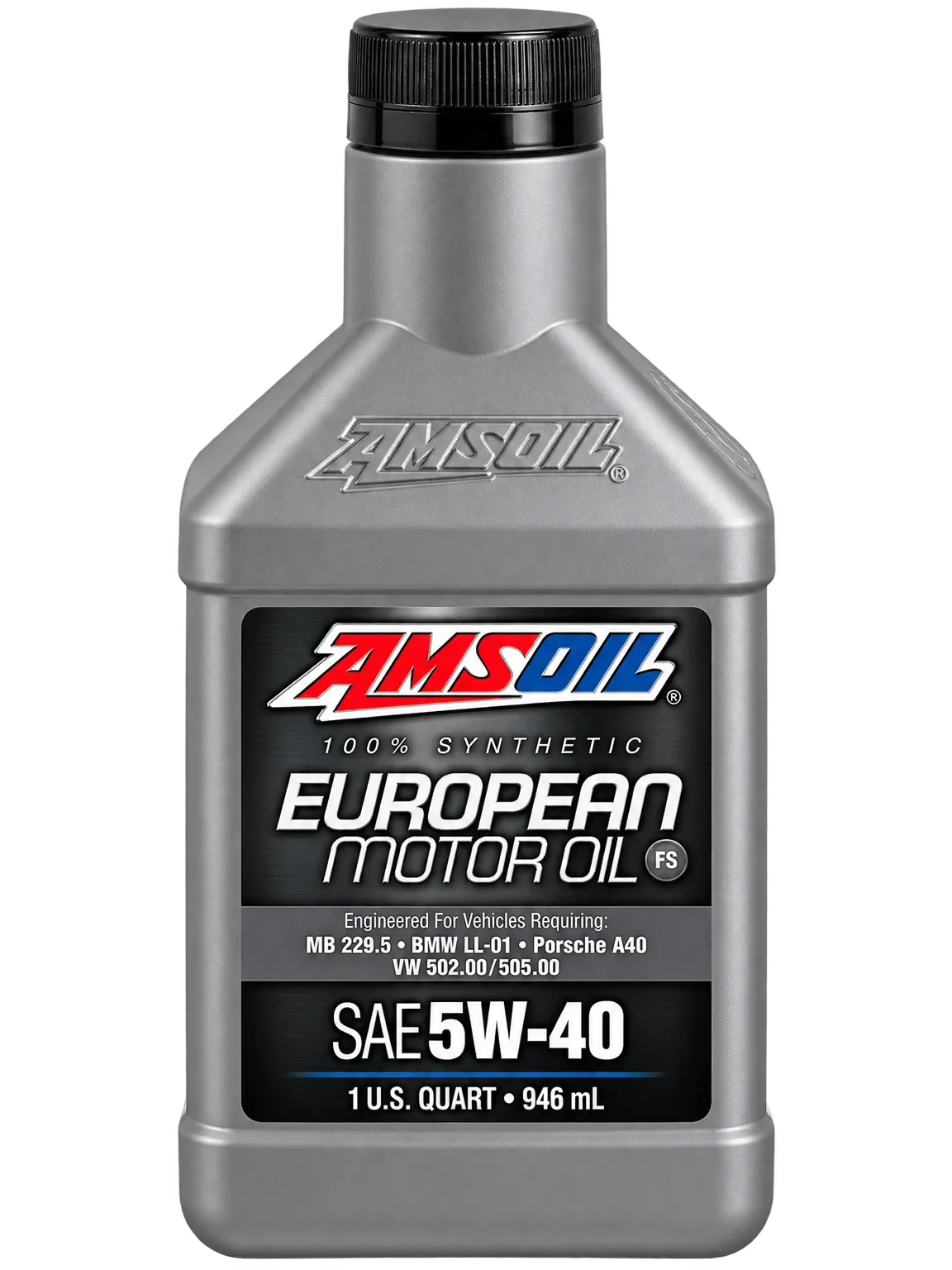 AMSOIL 5W-40 FS 100% Synthetic European Motor Oil · 946 ml AMSOIL 5W-40 FS 100% Synthetic European Motor Oil · 946 ml