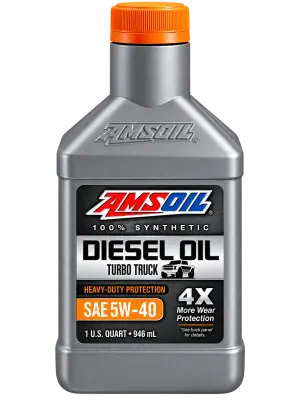 AMSOIL 5W-40 HEAVY-DUTY 100% SYNTHETIC DIESEL OIL · 946 ml
