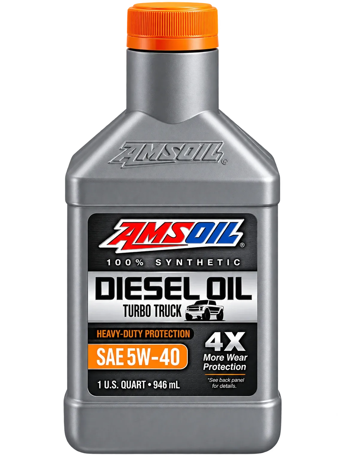 AMSOIL 5W-40 HEAVY-DUTY 100% SYNTHETIC DIESEL OIL · 946 ml AMSOIL 5W-40 HEAVY-DUTY 100% SYNTHETIC DIESEL OIL · 946 ml
