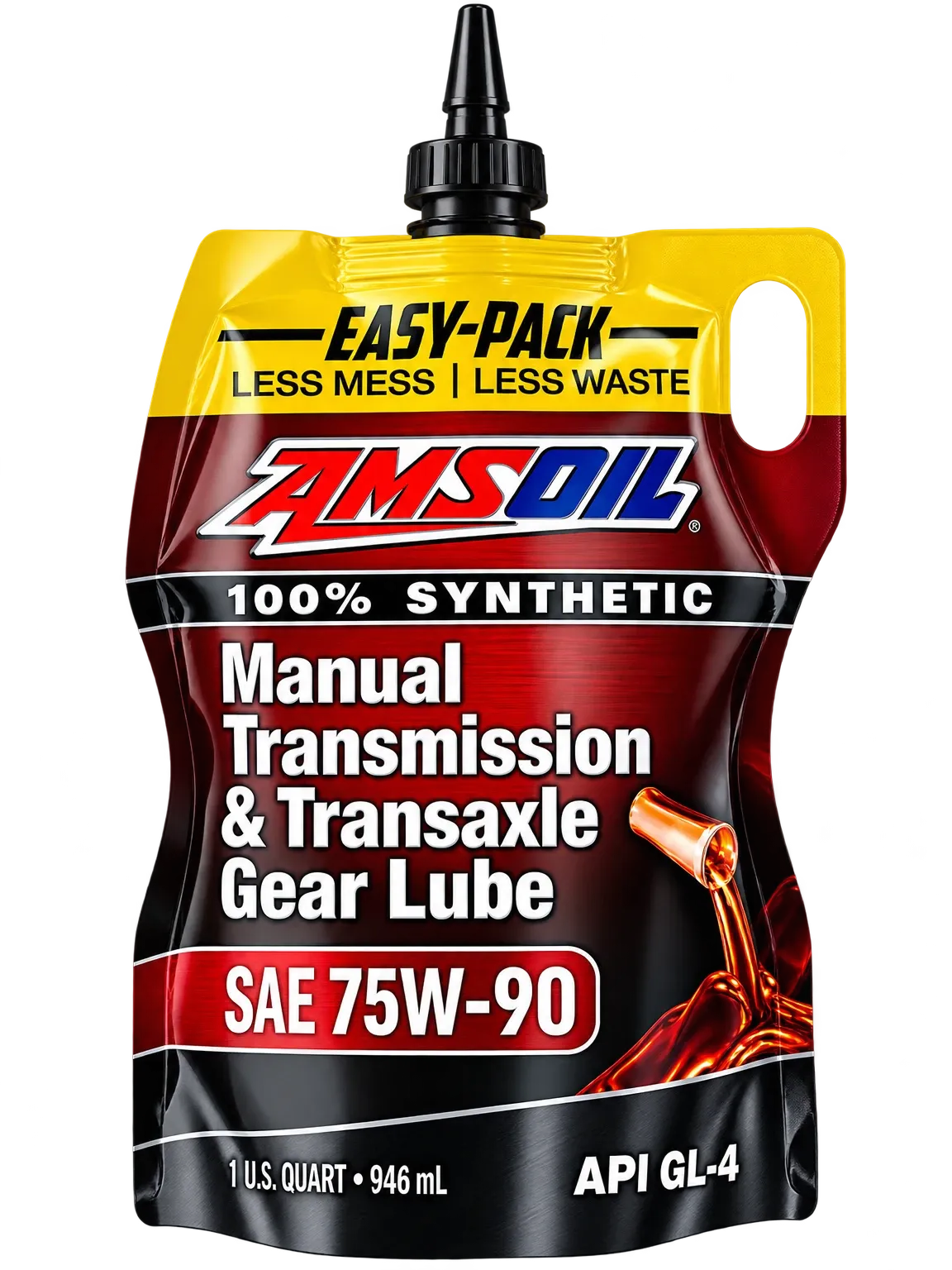 AMSOIL 75W-90 MANUAL TRANSMISSION & TRANSAXLE GEAR LUBE · 946 ml AMSOIL 75W-90 MANUAL TRANSMISSION & TRANSAXLE GEAR LUBE · 946 ml