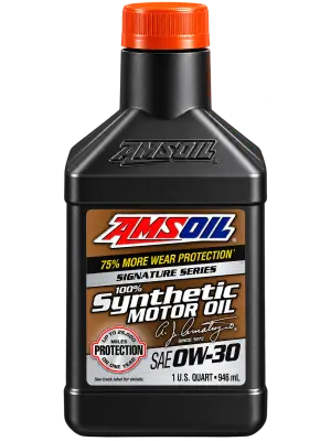 AMSOIL SIGNATURE SERIES 0W-30 100% SYNTHETIC MOTOR OIL · 946 ml