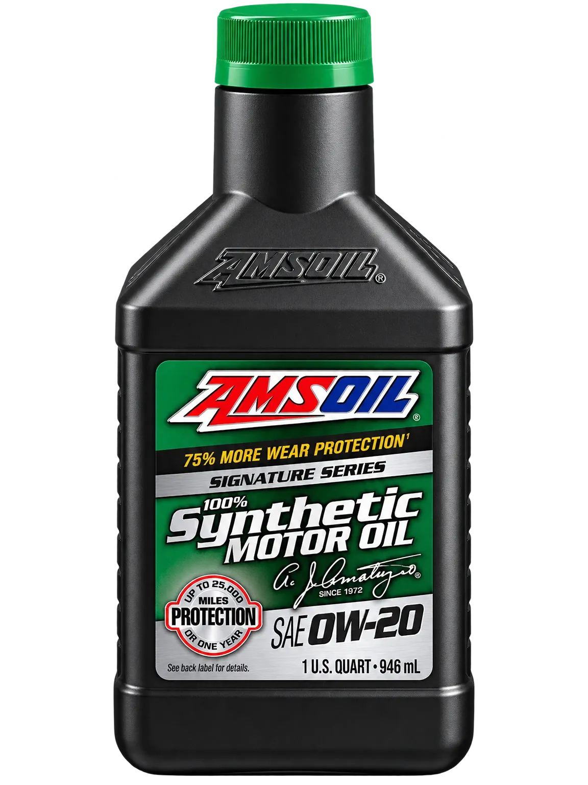 AMSOIL SIGNATURE SERIES 0W-20 100% SYNTHETIC MOTOR OIL · 946 ml AMSOIL SIGNATURE SERIES 0W-20 100% SYNTHETIC MOTOR OIL · 946 ml