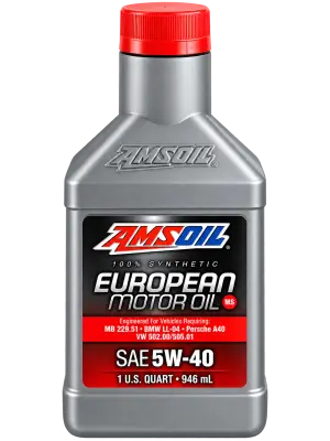 AMSOIL 5W-40 MS 100% SYNTHETIC EUROPEAN MOTOR OIL · 946 ml