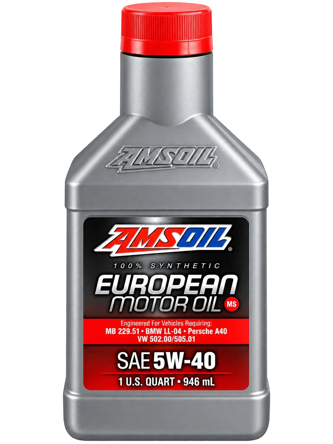 AMSOIL 5W-40 MS 100% SYNTHETIC EUROPEAN MOTOR OIL · 946 ml AMSOIL 5W-40 MS 100% SYNTHETIC EUROPEAN MOTOR OIL · 946 ml