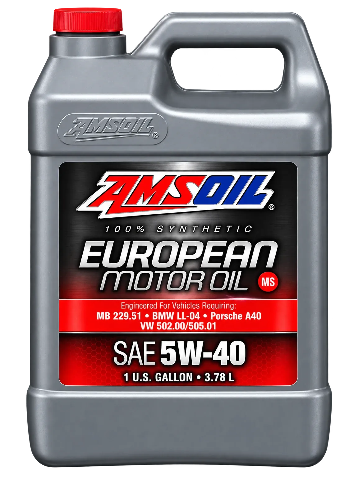 AMSOIL 5W-40 MS 100% SYNTHETIC EUROPEAN MOTOR OIL · 3,78 l AMSOIL 5W-40 MS 100% SYNTHETIC EUROPEAN MOTOR OIL · 3,78 l