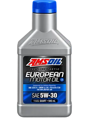 AMSOIL 5W-30 LS 100% SYNTHETIC EUROPEAN MOTOR OIL · 946 ml