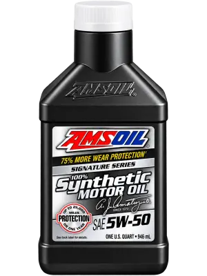 AMSOIL SIGNATURE SERIES 5W-50 100% SYNTHETIC MOTOR OIL · 946 ml