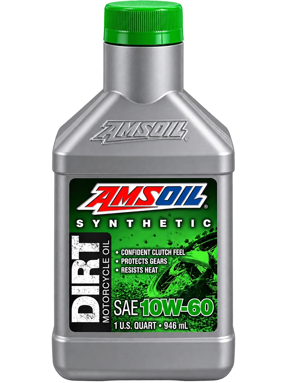 AMSOIL 10W-60 100% SYNTHETIC DIRT BIKE OIL · 946 ml AMSOIL 10W-60 100% SYNTHETIC DIRT BIKE OIL · 946 ml