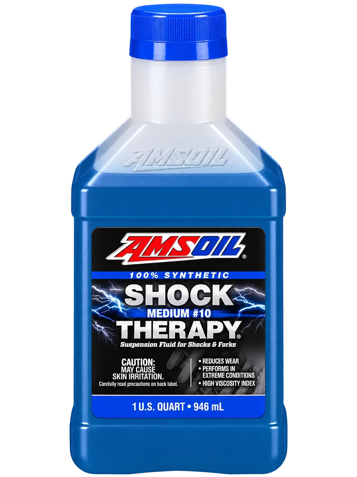 AMSOIL SHOCK THERAPY® #10 MEDIUM SUSPENSION FLUID · 946 ml AMSOIL SHOCK THERAPY® #10 MEDIUM SUSPENSION FLUID · 946 ml